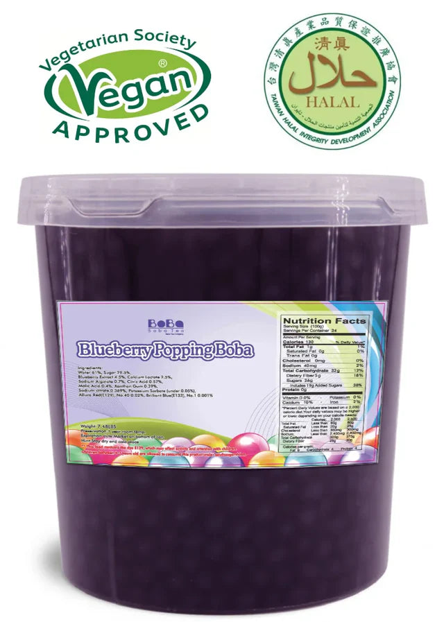 Blueberry Popping Boba - 3.4kg