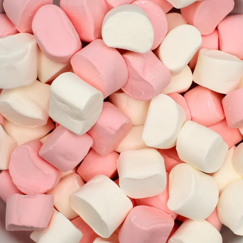 Pink & White Marshmallows (Large) - 12x140g