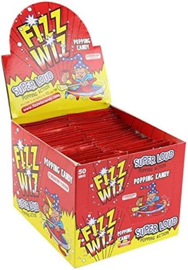 Strawberry Popping Candy - 50 Packets