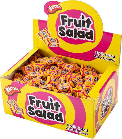 Fruit Salad Sweets - 400 Pieces - Full Box